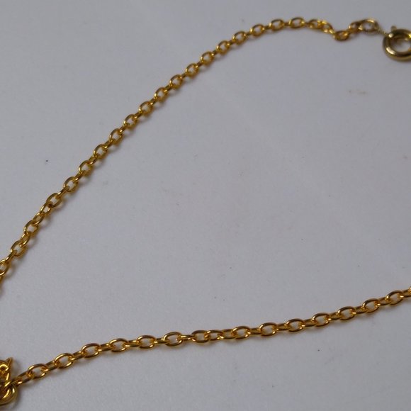 Lot Of 3 Heart Bead Jewelry 2 Ankle Bracelets 1 Necklace - Picture 9 of 16